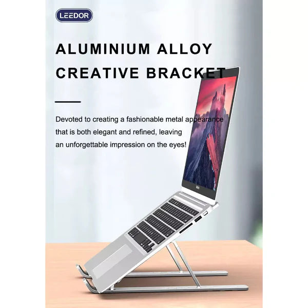 LD-N3 , LEEDOR COMPUTER STAND ALUMINUM ALLOY , SILVER LD-N3 , LEEDOR COMPUTER STAND ALUMINUM ALLOY , SILVER